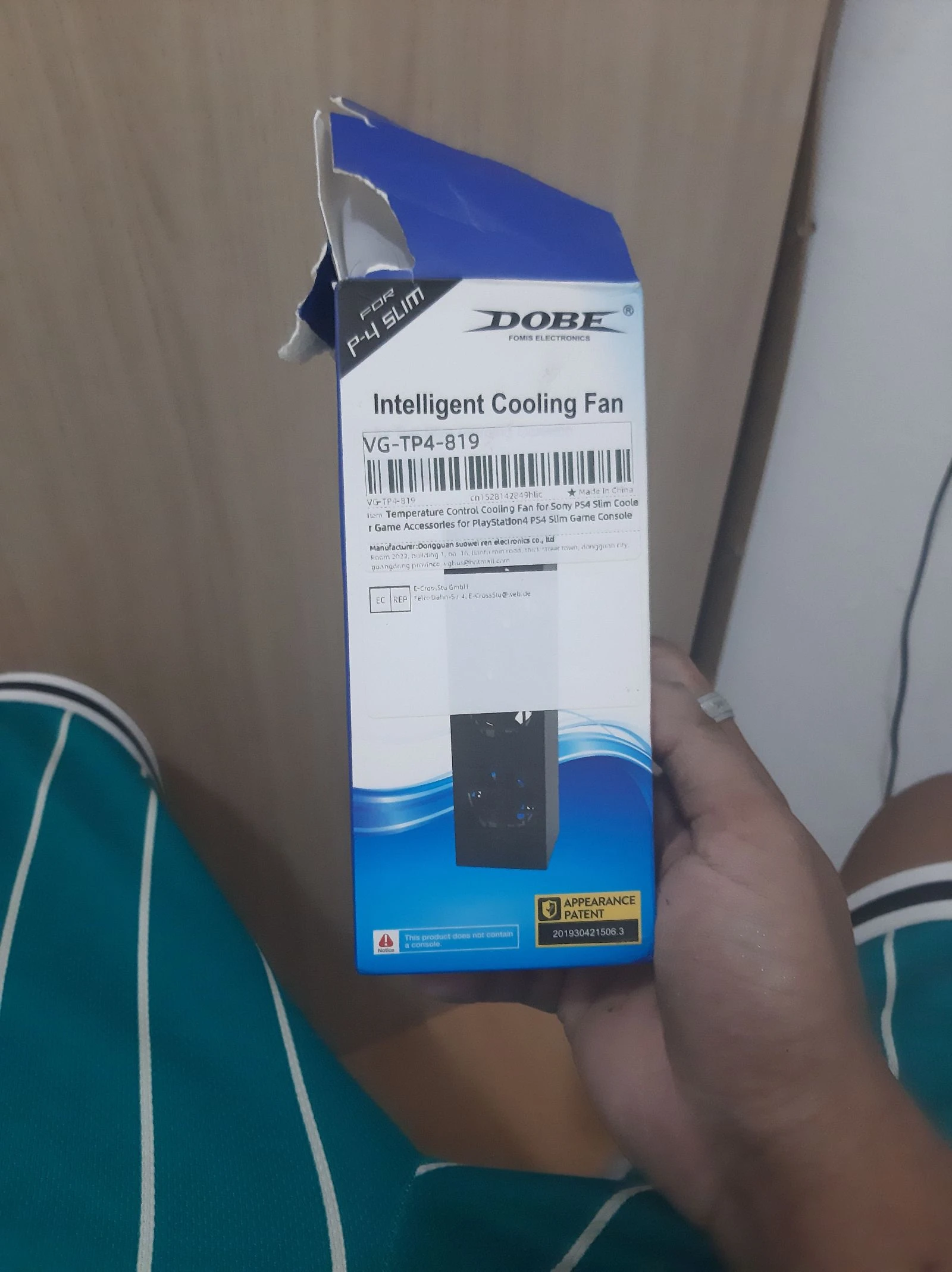 Ventilador refrigerador DOBE para PS4 Slim